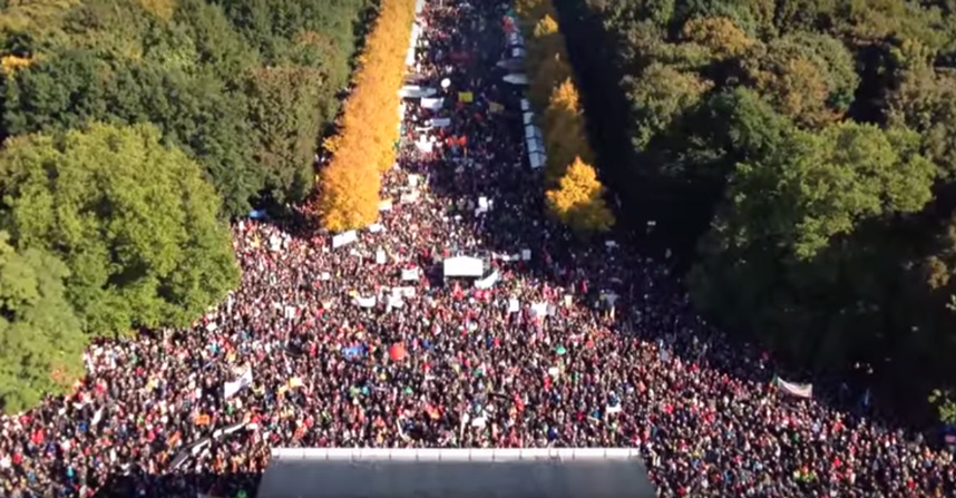 250 Tausend Demonstranten